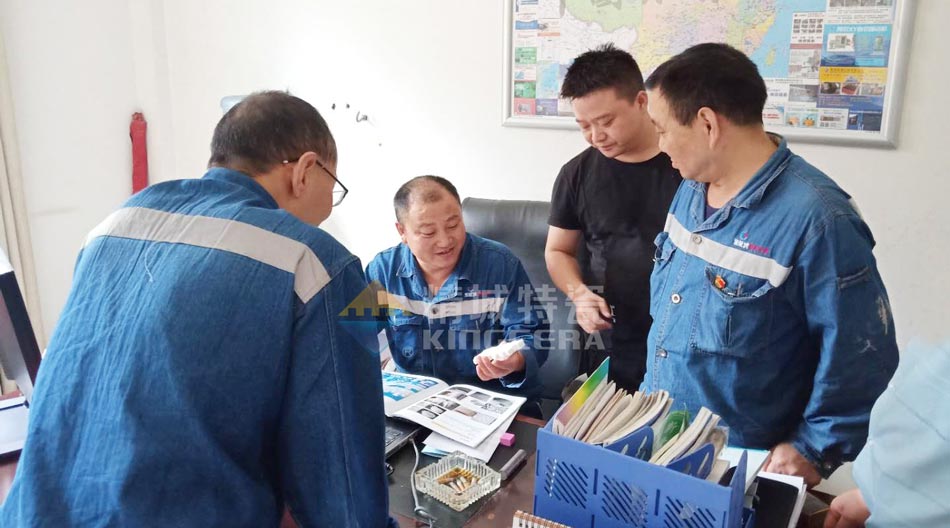 yp街机特瓷赴四川某水泥厂现场勘探以及手艺交流