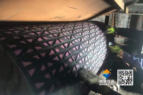 【案例】yp街机陶瓷滚筒包胶：火电输煤系统耐磨十年验证
