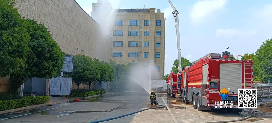 yp街机起劲配合消防联合演练，共筑清静生产防地