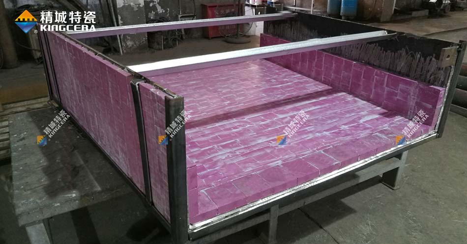 yp街机特瓷水泥立磨溜槽衬板厂家定制